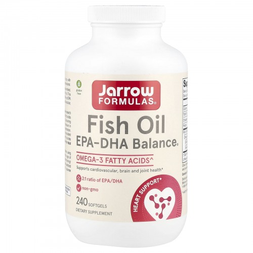 Jarrow Formulas, EPA-DHA Balance, 240 мягких таблеток Jarrow Formulas, EPA-DHA Balance, 240 мягких таблеток
